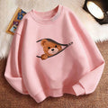 Cute Fashion Bear Funny Hoodie Kids Children's Pullover Sweatshirt Hoody for Boys Girls Casual Hoodies Hip Hop Clothes