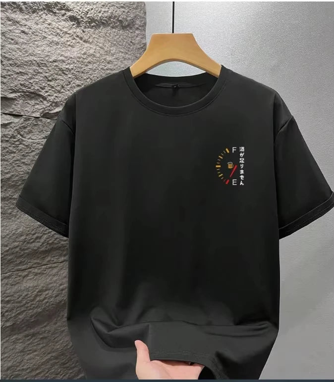 Men's Fashionable Printed Loose Short-sleeved T-shirt | Sophisticated Design | Essential for Summer | Easy To Coordinate