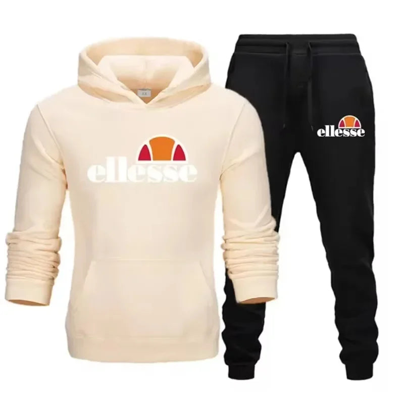 Hodies Hoodie Men's Autumn/Winter Sports and Leisure Set Trendoy Brand US High Street Multi Functional Print
