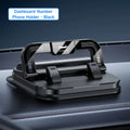 Universal Dashboard Car Phone Holder Upgraded Silicone Phone Mount for Car Dash Anti-Slip Pad Mat Phone Holder with Number Plate