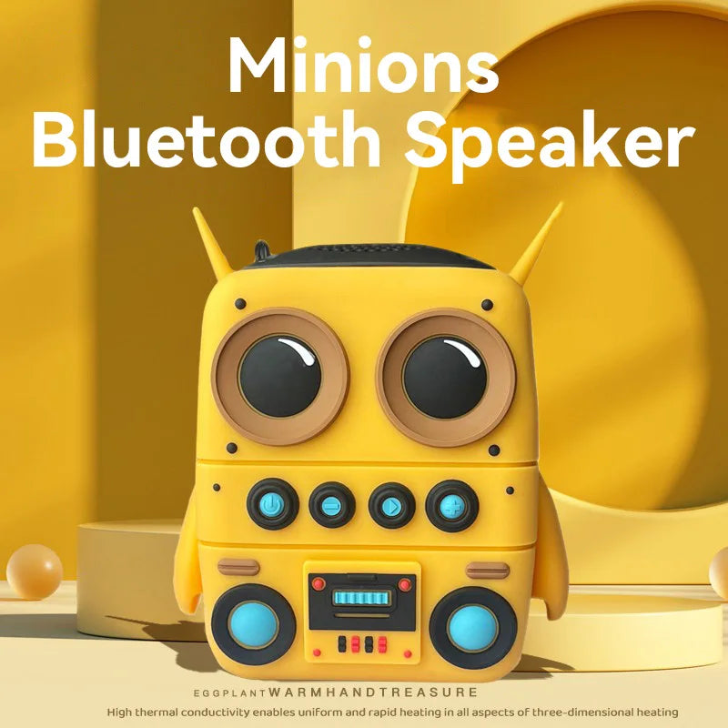 Compact Cute Mini Bluetooth Speaker Support TF Card Desktop Decoration Portable Outdoor Smart Music Player IP65 Waterproof
