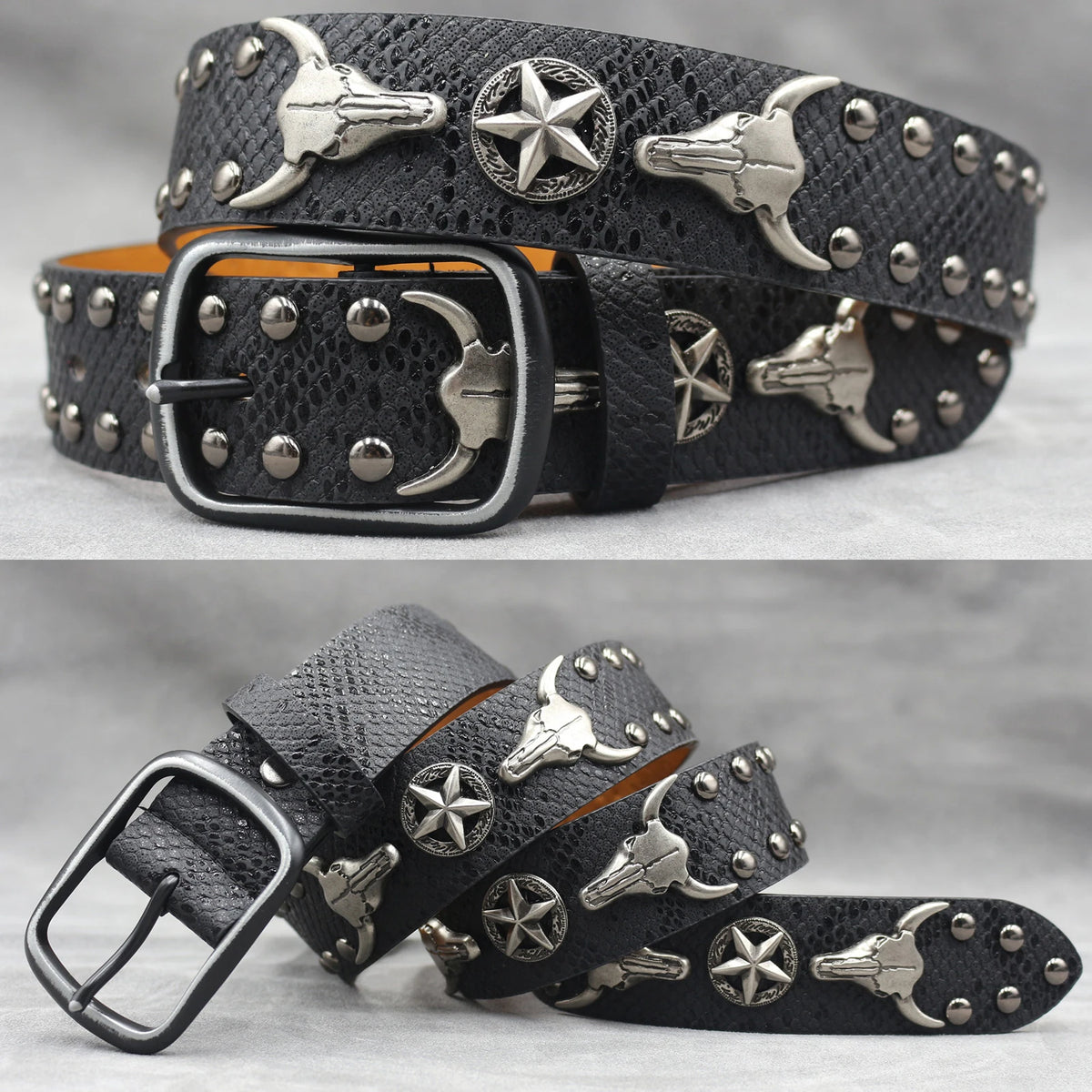 Rivet PU  Leather men's belt Fashion alloy belts Buckle luxury brand jeans belts for men business belt female belt