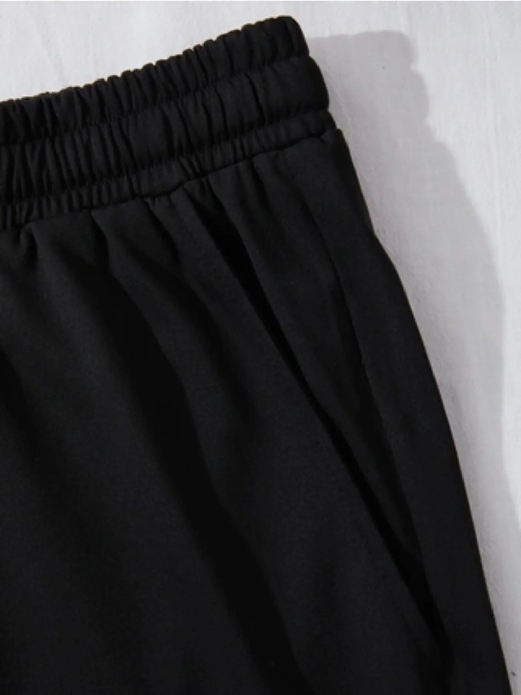 Men's Summer  Letter Print  Casual Shorts Loose Fit Elastic Waistband with Drawstring Suitable for Everyday Wear