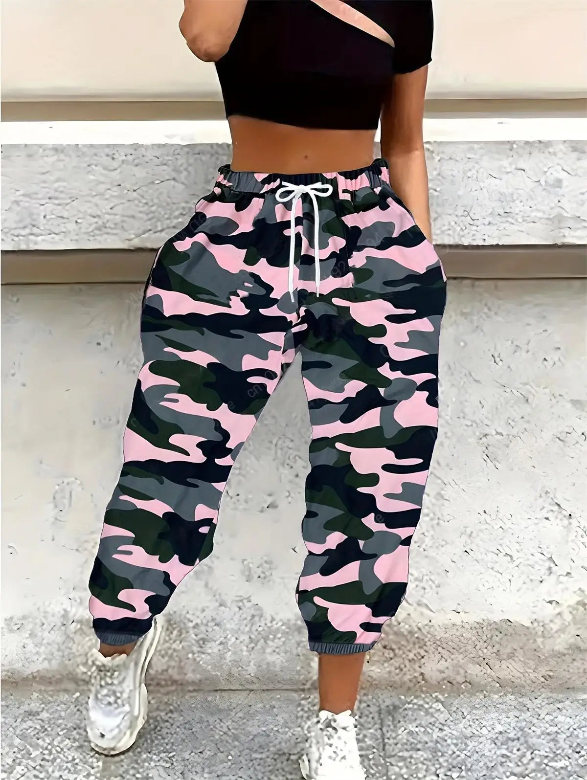 Men's and Women's Casual Camouflage Jogging Pants, Breathable Fabric Pants, Outdoor Sports Pants, Autumn New 3D Printed Pants