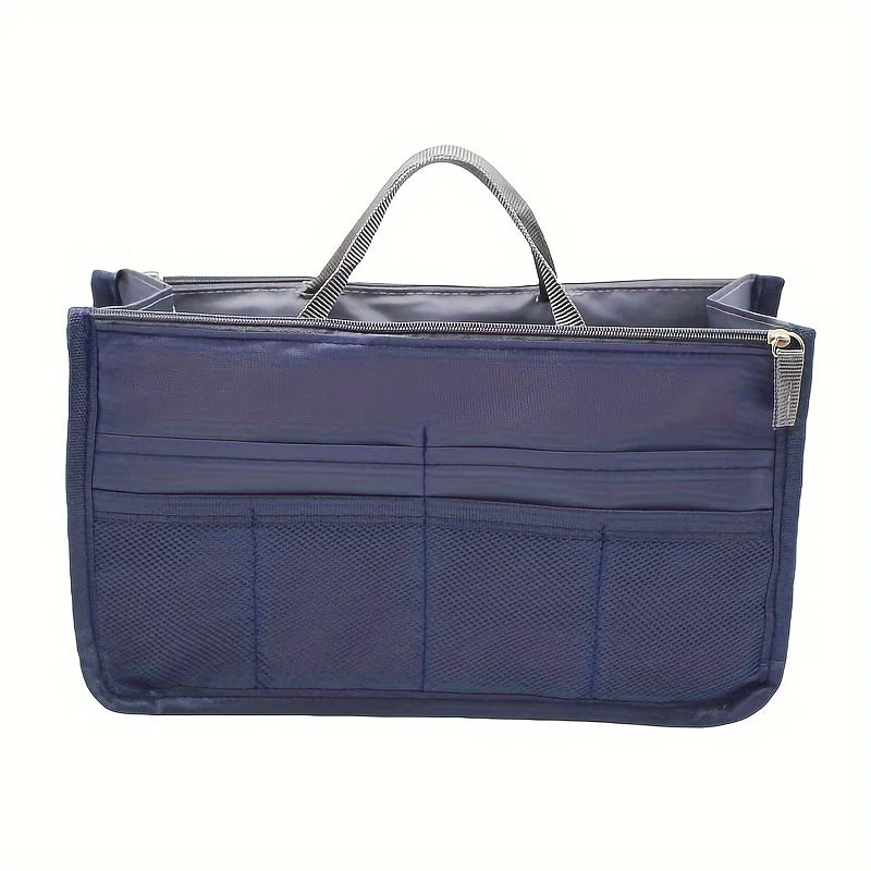Organizer Insert Bag Women Nylon Travel Insert Organizer Handbag Purse Large Liner Lady Makeup Cosmetic Bag Cheap Female Tote