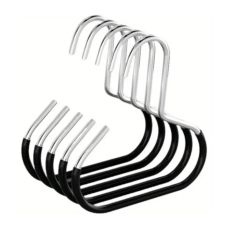 5pcs Baseball Cap Hat Rack Organizer Stainless Steel Hat Hanger Hanging Cap Holder Non-Slip Wall Mount Hook Organizer for Caps