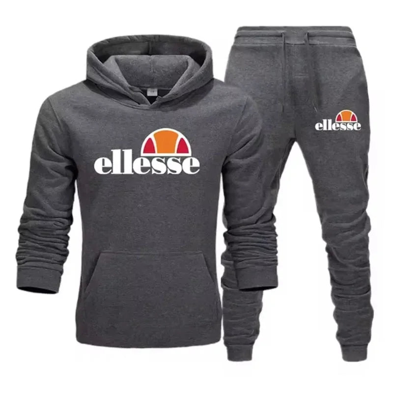 Hodies Hoodie Men's Autumn/Winter Sports and Leisure Set Trendoy Brand US High Street Multi Functional Print