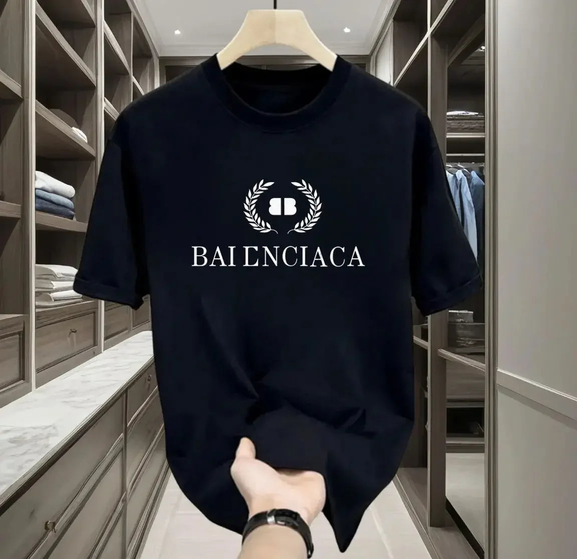 Fashion Designer Casual T-shirt Men's Women's Short Sleeved Letter 3D Printed High-quality 2026Summer Casual Style High-end