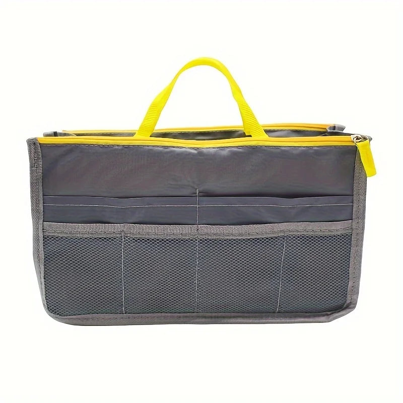 Organizer Insert Bag Women Nylon Travel Insert Organizer Handbag Purse Large Liner Lady Makeup Cosmetic Bag Cheap Female Tote