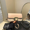 New Bag Women's New Versatile Small Square Bag Fashion Design Retro Tofu Bag High-grade Texture Shoulder Messenger Bag