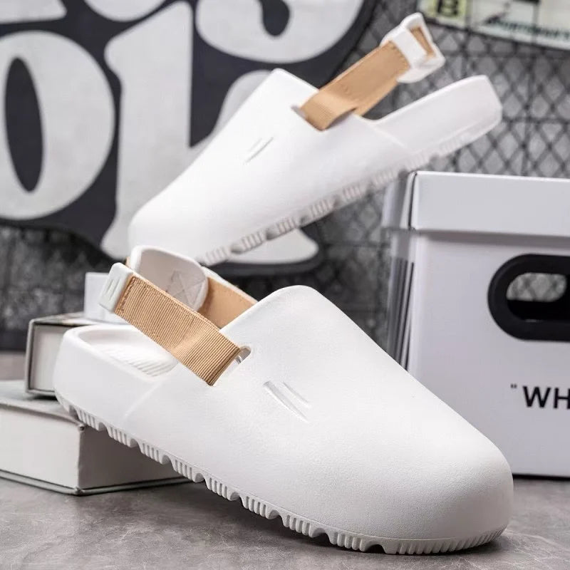 Fashion Breathable Men's Sandals Outdoor Lightweight Slippers Male Garden Shoes Non-slip Beach Shoes Comfortable Walking Shoes