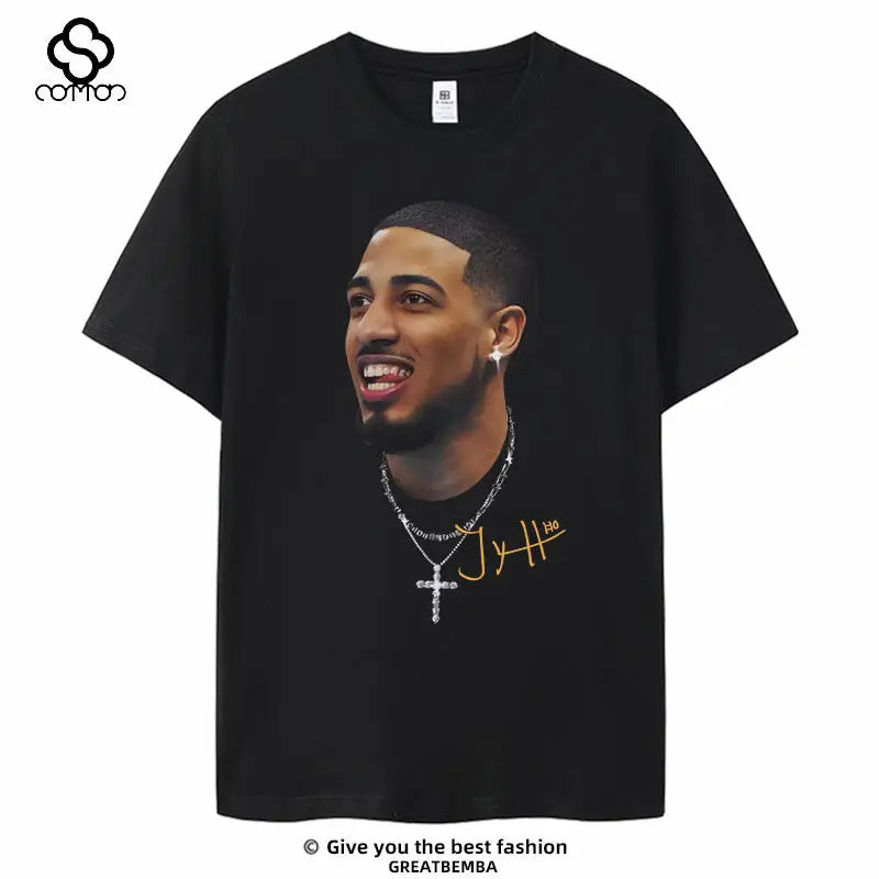 Basketball Star George Irvin Rodman Avatar Short-sleeved Cotton T-shirt American Casual Basketball Sports Plus Size Summer Y2k