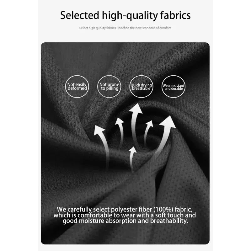 Summer men's casual short-sleeved T-shirt and shorts sports outfit - comfortable printed lightweight quick-drying set
