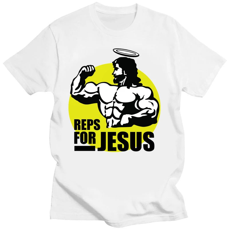 Team Jesus 7 Number T-shirt Funny Jesus Graphic T-shirts Women Men Clothing Tees Tops Camisas Casual Short  Clothes