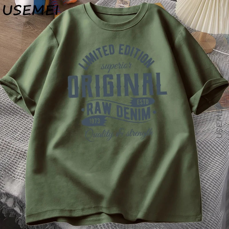 Men's Designer Clothes T-shirt Summer Round Neck Short Sleeve Cotton Tshirt Letter Printed Casual Graphic T Shirts Loose Tees