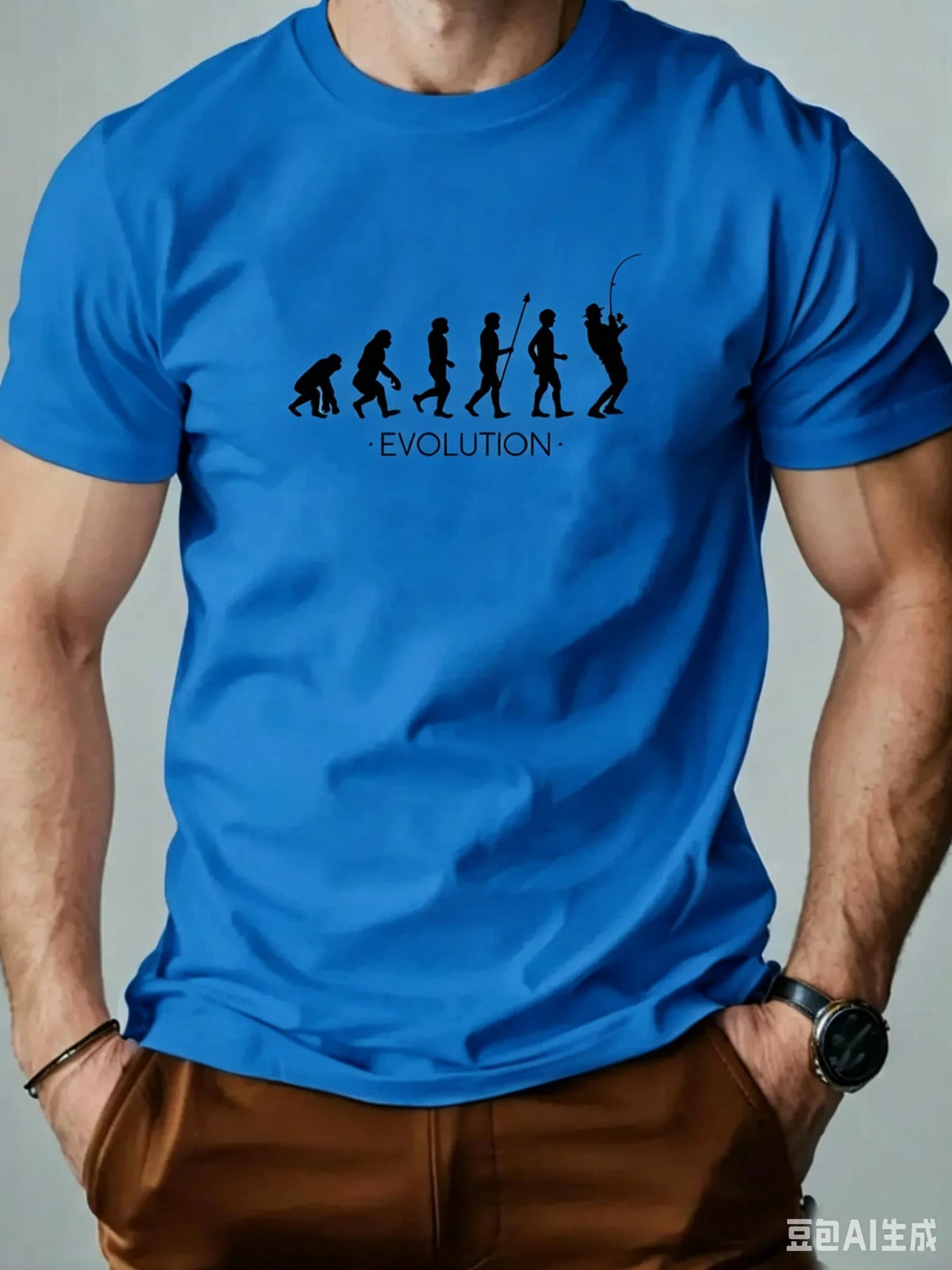 Men's summer casual sports T-shirt, bestseller, large size, American retro daily versatile soft and comfortable top