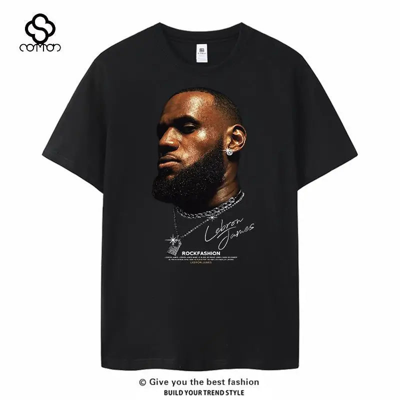 Basketball Star George Irvin Rodman Avatar Short-sleeved Cotton T-shirt American Casual Basketball Sports Plus Size Summer Y2k