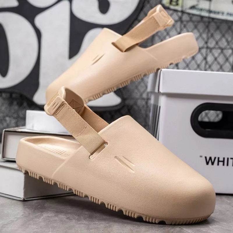 Fashion Breathable Men's Sandals Outdoor Lightweight Slippers Male Garden Shoes Non-slip Beach Shoes Comfortable Walking Shoes