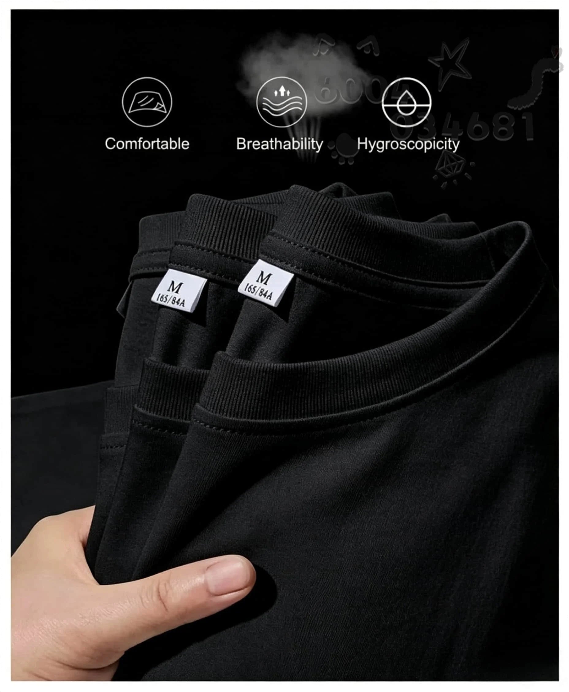 Men's summer casual sports T-shirt, bestseller, large size, American retro daily versatile soft and comfortable top