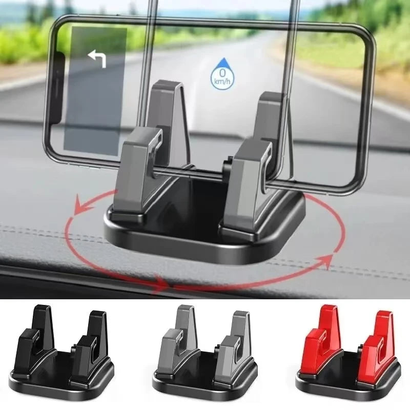 Car Phone Holder Stick To Dashboard Bracket Phone Stand Silicone Car Dashboard GPS Stable Phone Supports High Quality