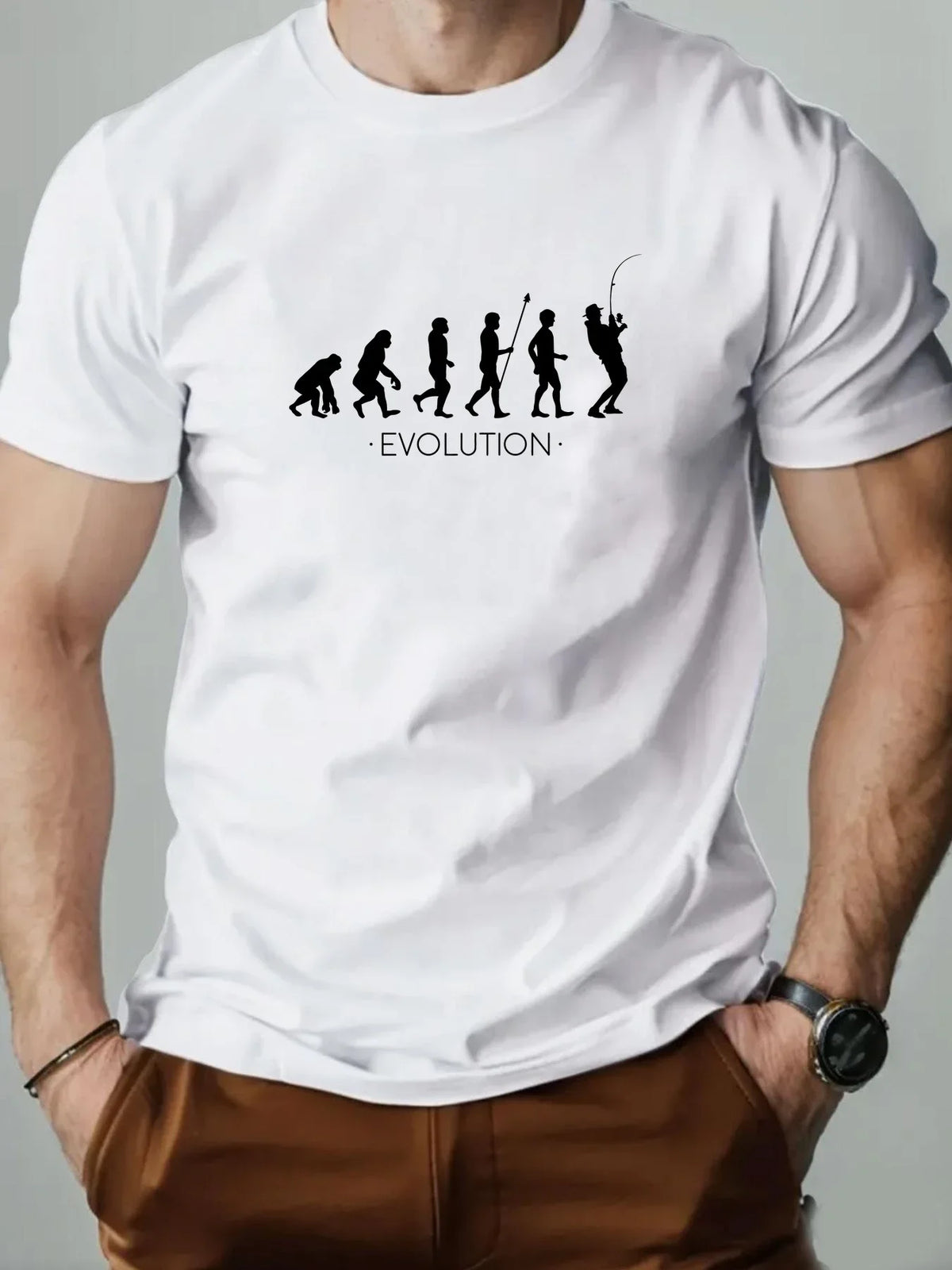 Men's summer casual sports T-shirt, bestseller, large size, American retro daily versatile soft and comfortable top