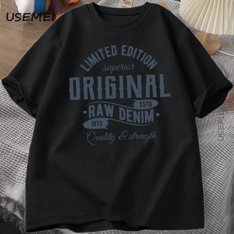 Men's Designer Clothes T-shirt Summer Round Neck Short Sleeve Cotton Tshirt Letter Printed Casual Graphic T Shirts Loose Tees