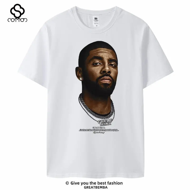 Basketball Star George Irvin Rodman Avatar Short-sleeved Cotton T-shirt American Casual Basketball Sports Plus Size Summer Y2k