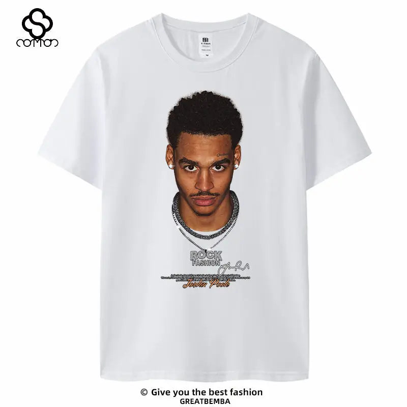 Basketball Star George Irvin Rodman Avatar Short-sleeved Cotton T-shirt American Casual Basketball Sports Plus Size Summer Y2k