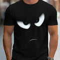 Men's T-shirt - Comfortable round-neck, casual cotton short-sleeved, soft and breathable fabric, trendy letter print
