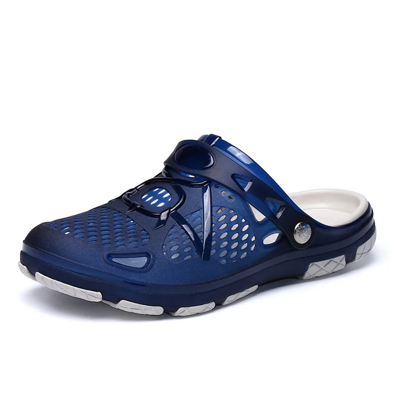 Fashion Slippers Casual Sandals Breathable Non-slip Comfortable Beach Shoes High Quality Home Slippers Outdoor Walking Male Shoe