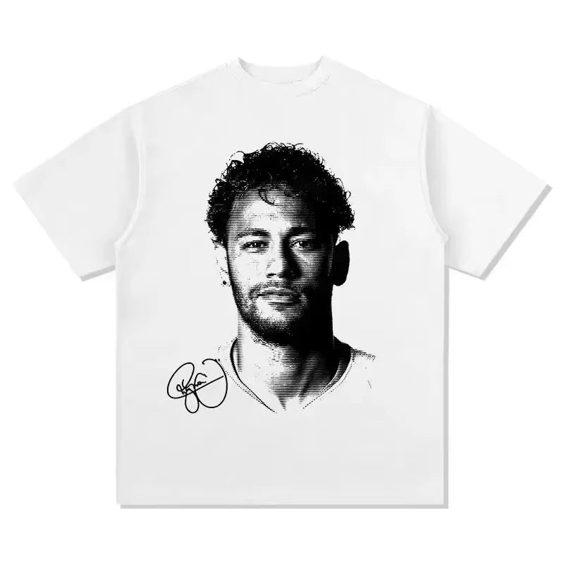 Lebron James Basketball Star T-shirt Harajuku Y2k Casual O-neck Short Sleeve Unisex Summer Fashion Street Men's T-shirt Cotton