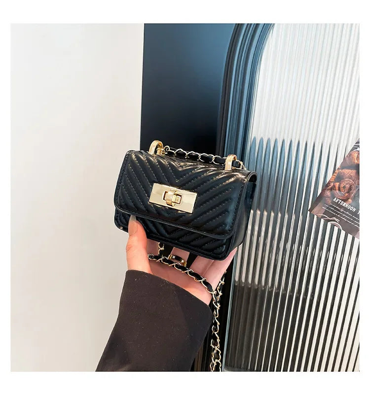Design Bags for Women, Trendy New Western-style Chain Mini Crossbody Bags, Fashionable Temperament Bags