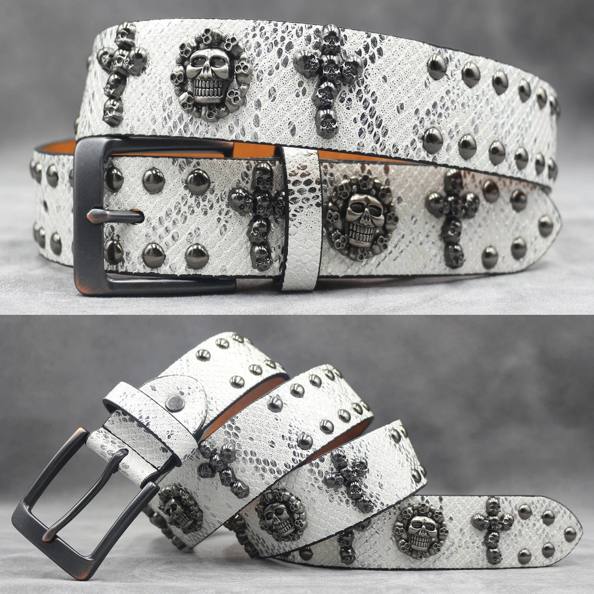 Rivet PU  Leather men's belt Fashion alloy belts Buckle luxury brand jeans belts for men business belt female belt