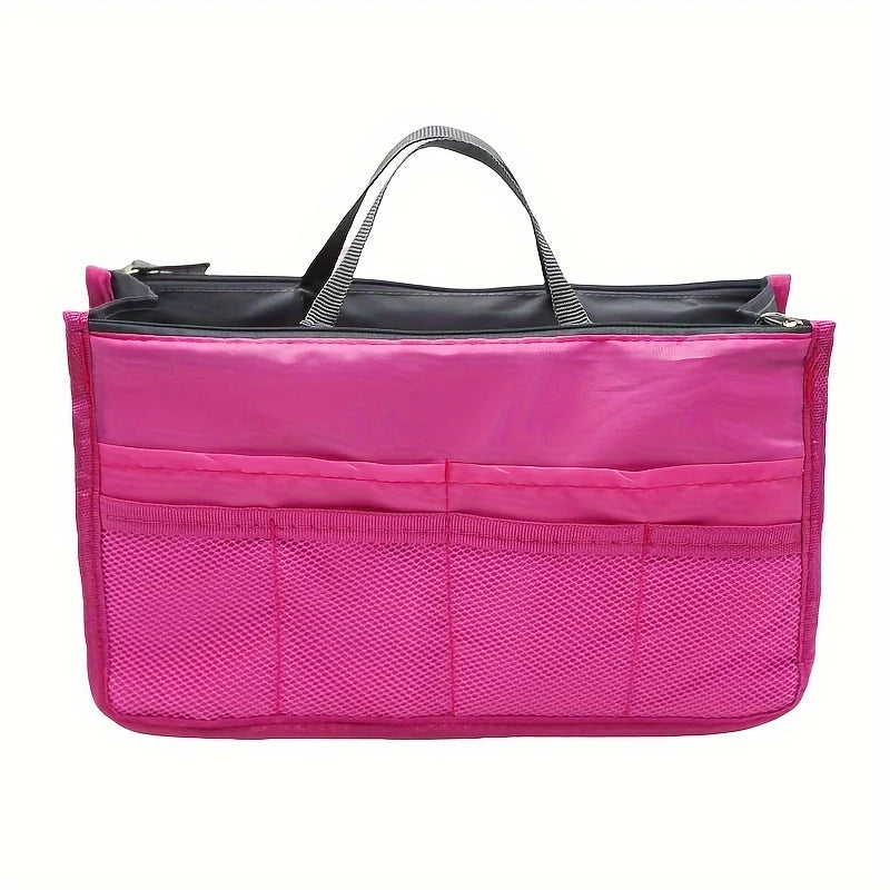 Organizer Insert Bag Women Nylon Travel Insert Organizer Handbag Purse Large Liner Lady Makeup Cosmetic Bag Cheap Female Tote