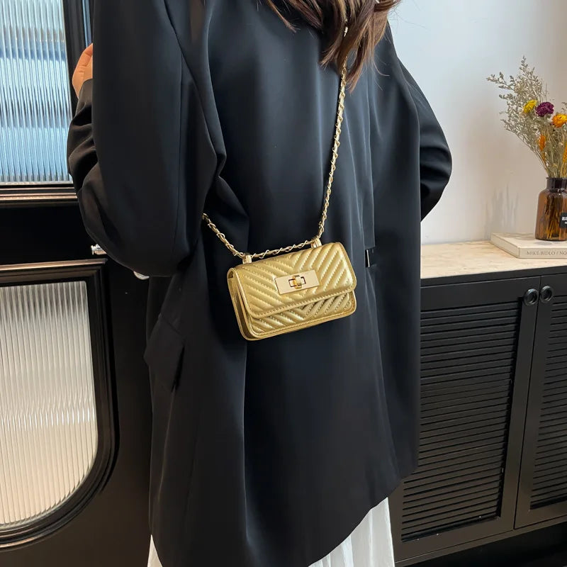 Design Bags for Women, Trendy New Western-style Chain Mini Crossbody Bags, Fashionable Temperament Bags