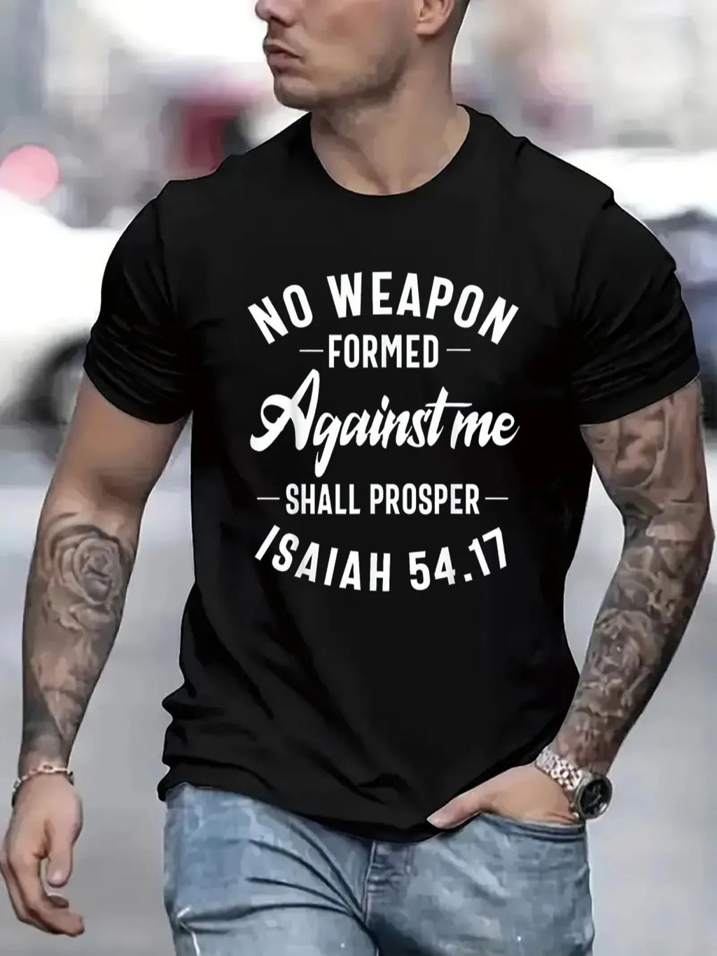 Men's Summer 100% Pure Cotton Fashion Casual American Street Letter Print Loose Round Neck Short Sleeve T-Shirt Top