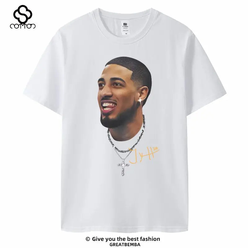 Basketball Star George Irvin Rodman Avatar Short-sleeved Cotton T-shirt American Casual Basketball Sports Plus Size Summer Y2k