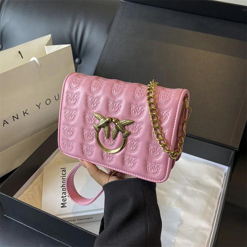 New 2026 Fashion Womens Shoulder Bag Crossbody Purse Minimalist Chain Strap Small Niche Luxury Versatile Tote