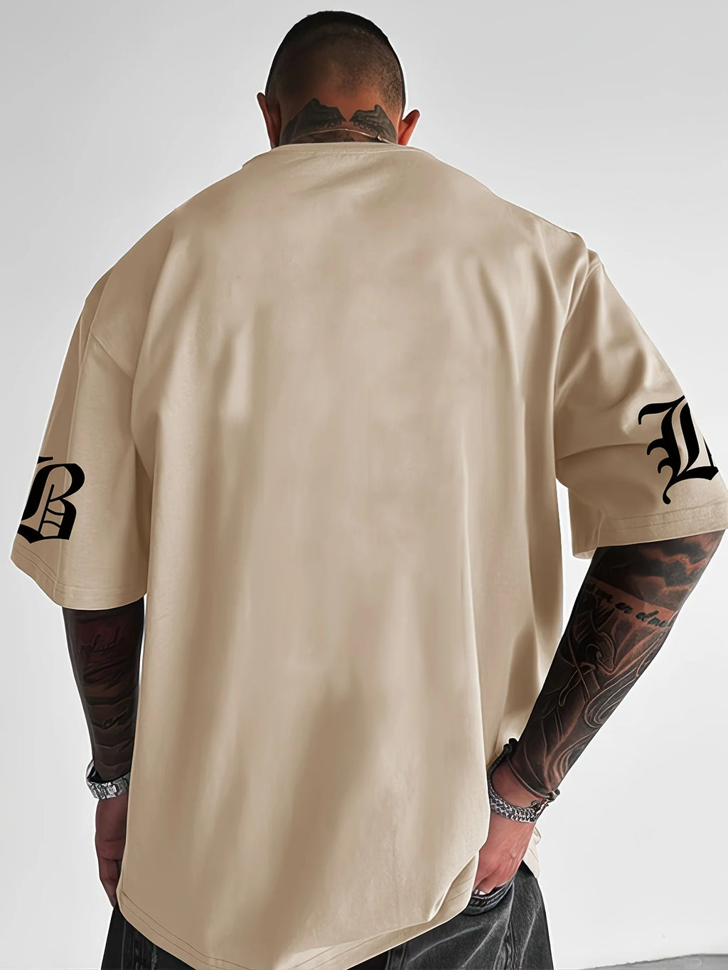New Summer 2025 casual simple fashionable comfortable breathable and soft 3D letter printed men's T-shirt