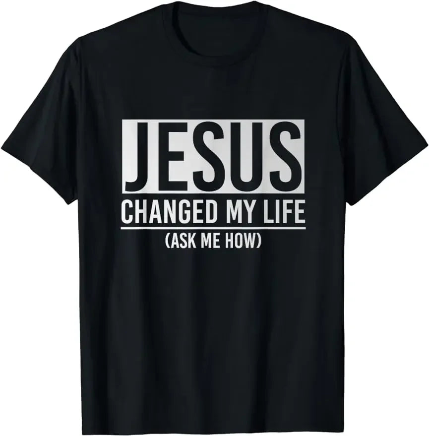 Christian T-shirt Jesus Is King Bible Verse for Men and Women Unisex Style for Women Men Classic Short-sleev T-shirt