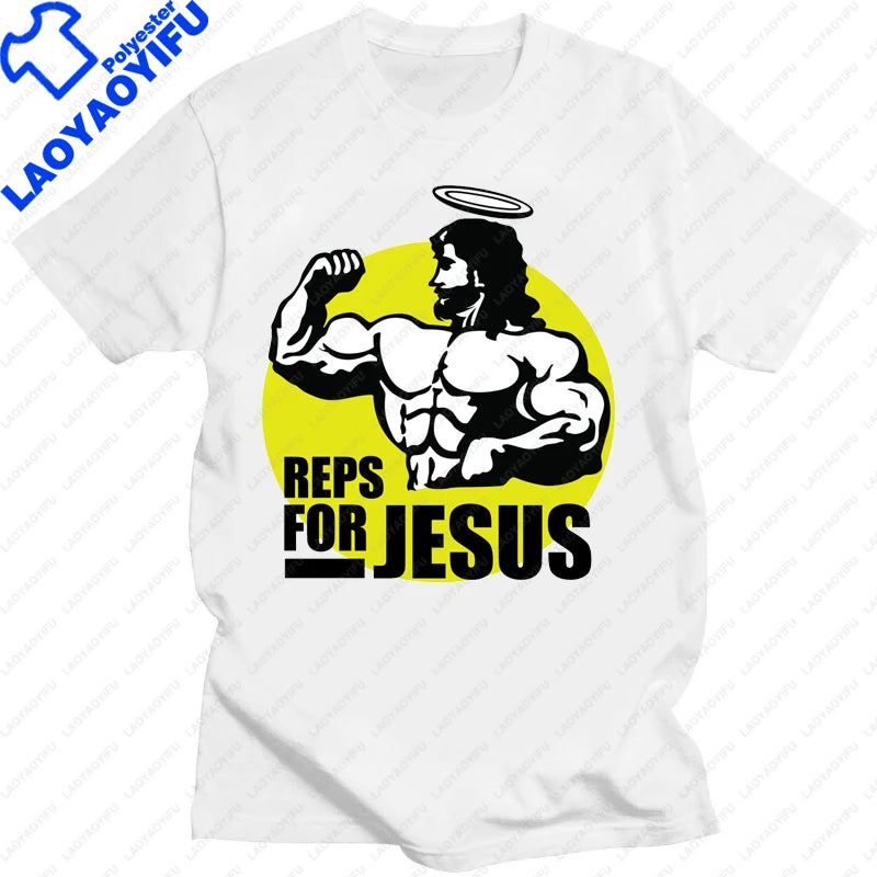 Team Jesus 7 Number T-shirt Funny Jesus Graphic T-shirts Women Men Clothing Tees Tops Camisas Casual Short  Clothes