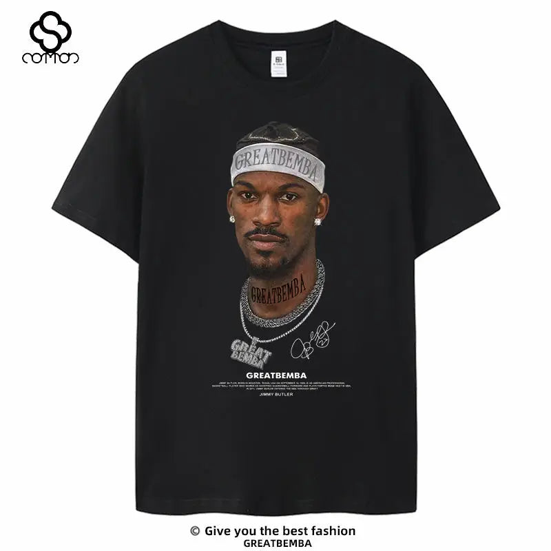 Basketball Star George Irvin Rodman Avatar Short-sleeved Cotton T-shirt American Casual Basketball Sports Plus Size Summer Y2k