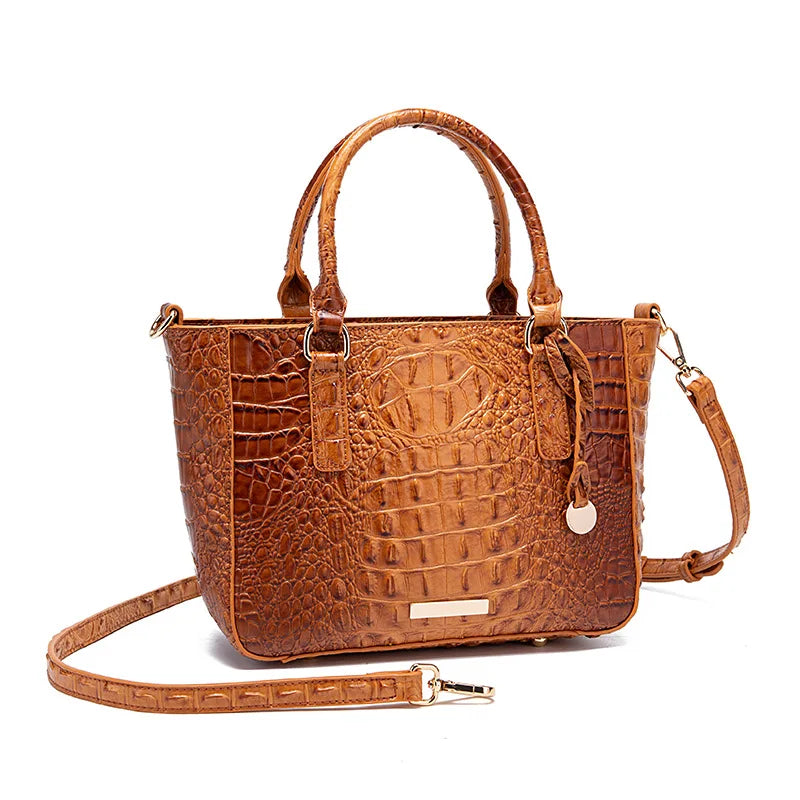 XMESSUN New Crocodile Pattern Crossbody Bags for Women 2026 Fashion Designer Luxury Vintage Lady PU Leather Shoulder Handbag