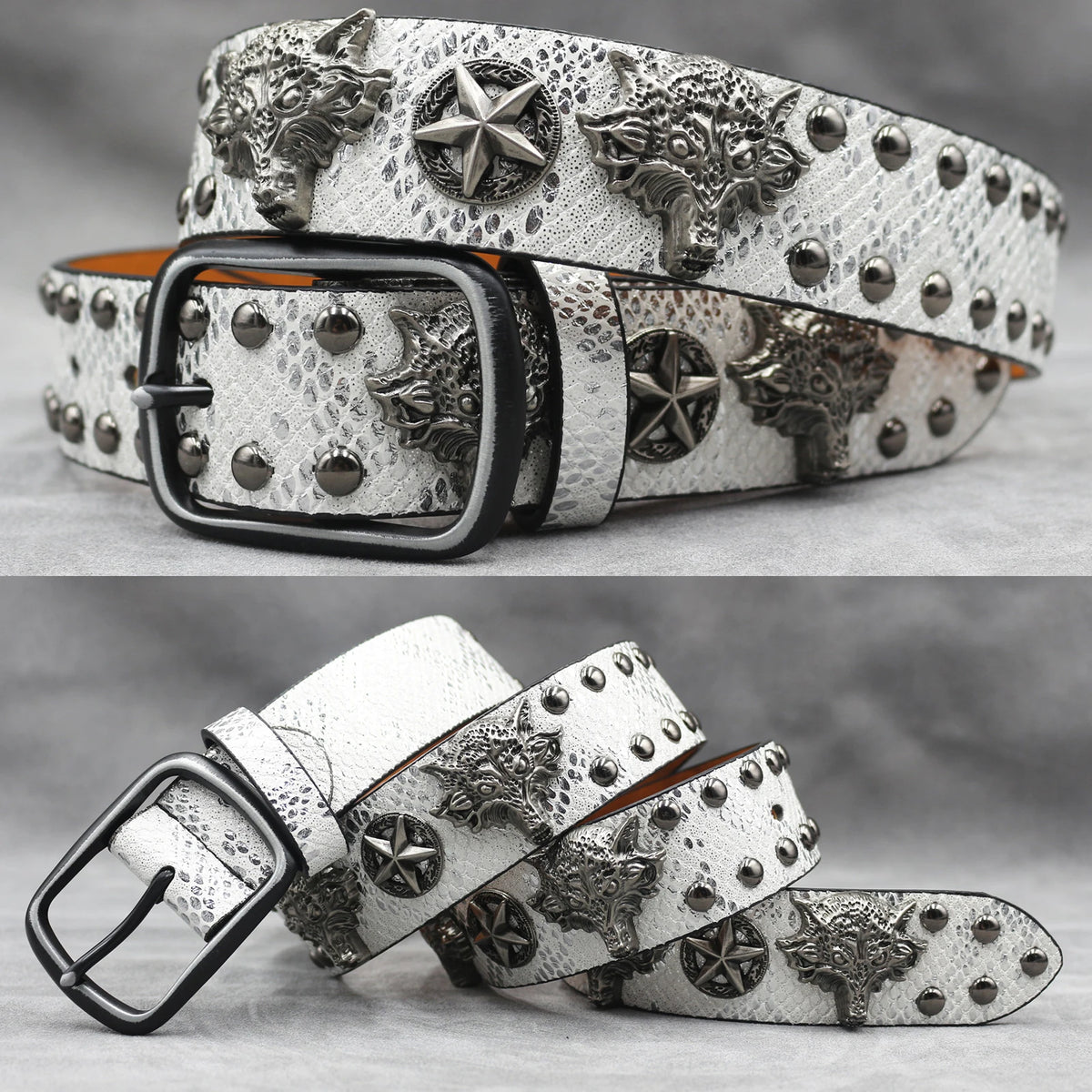 Rivet PU  Leather men's belt Fashion alloy belts Buckle luxury brand jeans belts for men business belt female belt