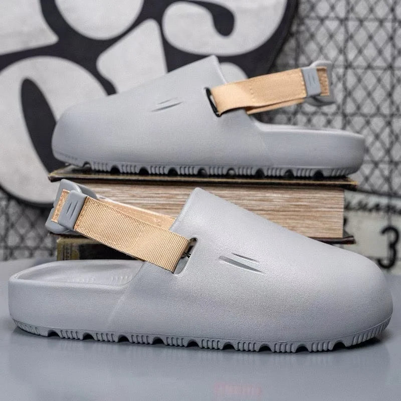Fashion Breathable Men's Sandals Outdoor Lightweight Slippers Male Garden Shoes Non-slip Beach Shoes Comfortable Walking Shoes