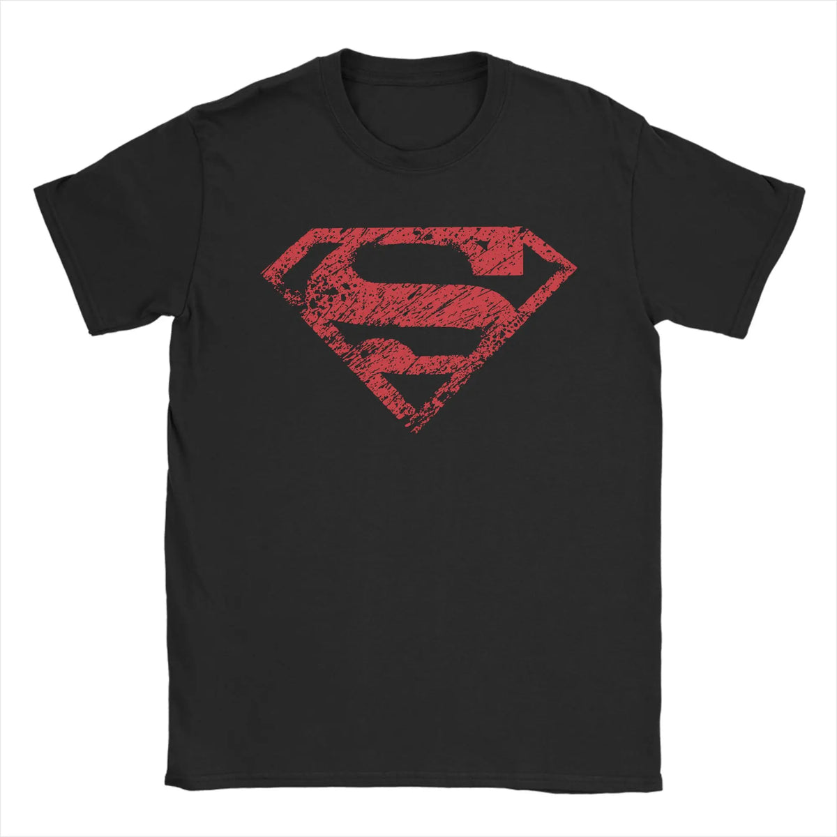 Supermans Superhero T-Shirts for Men Women  Funny 100% Cotton Tee Shirt Crewneck Short Sleeve T Shirts Classic Clothes