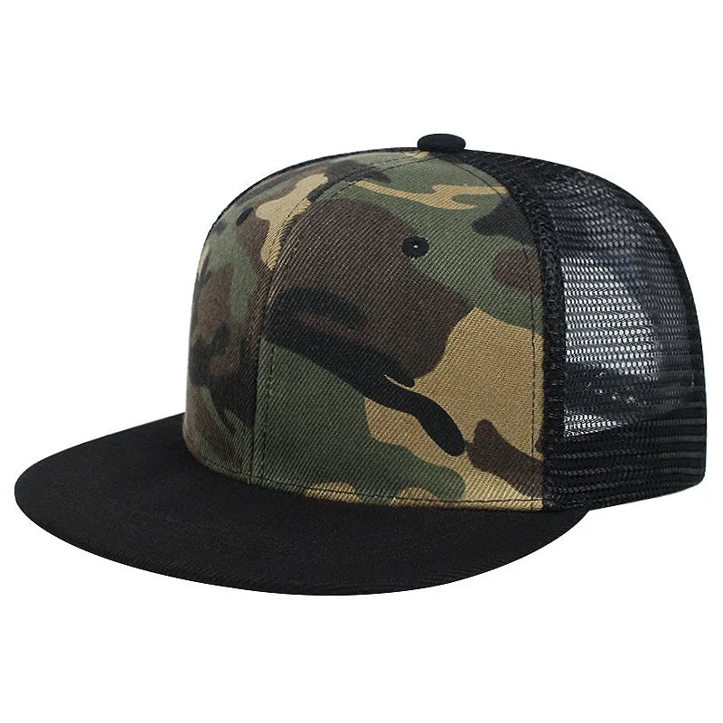 Classic Snapback Hat Hip Hop Flat Bill Visor Cap Men Women Youth Boys Girls Adjustable Baseball Cap Outdoor Daily Headwear