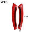 2pcs Car Reflective Decorative Stickers Anti-collision Strip Wheelbrow Protection Sticker Night Driving Safety Warning Stickers