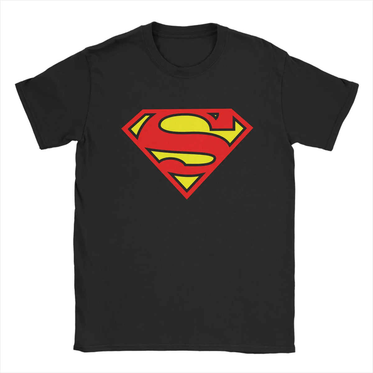 Supermans Superhero T-Shirts for Men Women  Funny 100% Cotton Tee Shirt Crewneck Short Sleeve T Shirts Classic Clothes