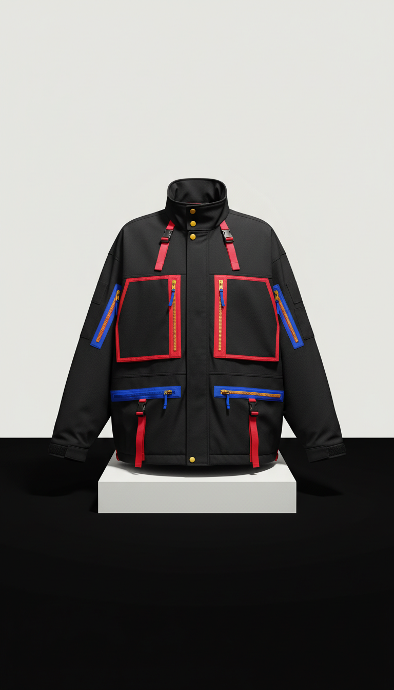 Oversized Technical Street Jacket